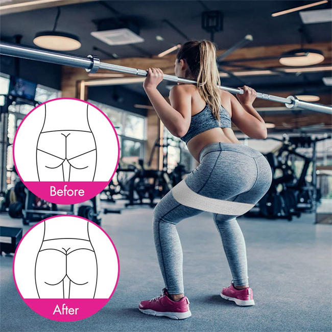  Resistance Bands, Fabric Booty Bands for Women, Cloth Workout Bands Resistance Loop Bands, Non-Slip Thick Squat Bands for Butt, Legs, Thigh, Hip and Glute Exercise